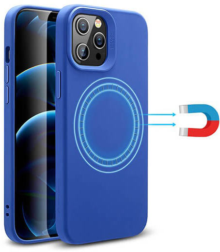 Автодержатель ESR с беспроводной зарядкой HaloLock MagSafe черный