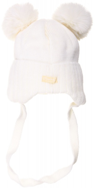 Шапочка детская для мальчика Kraft р.42-44 молочный 2052 