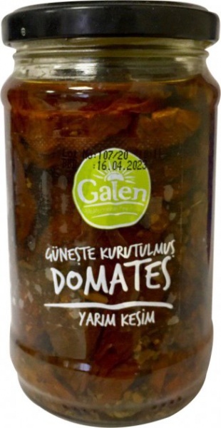 Томаты ТМ GALEN вяленые полосками в масле 295 г