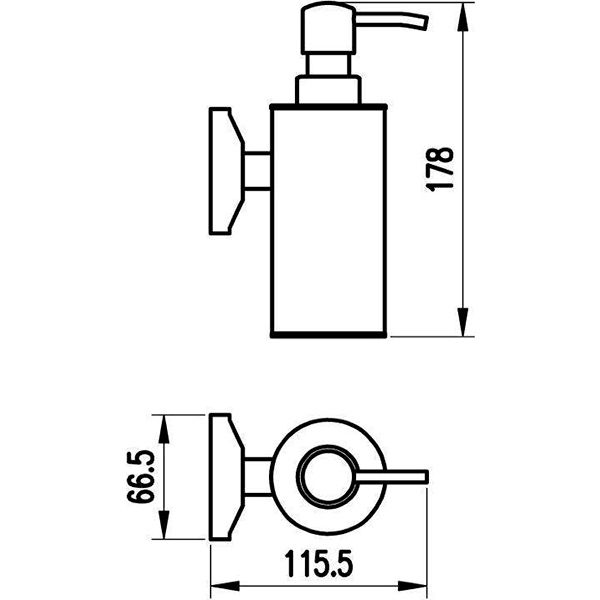 Дозатор для жидкого мыла Aqua Rodos Milano 9632