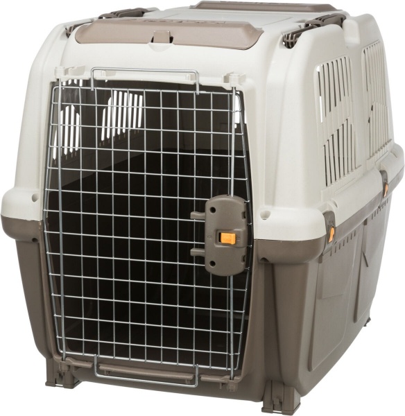Переноска Trixie для собак Skudo 3 коричневая/песочная до 24 кг S 40 x 39 x 60 см 39741 