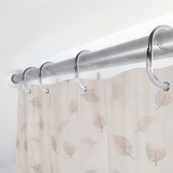 Шторка для ванны Woko AROMA 180х180 см с кольцами