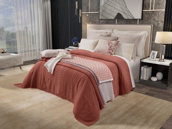 Покрывало Praia 230x270 см La Nuit кремовый 