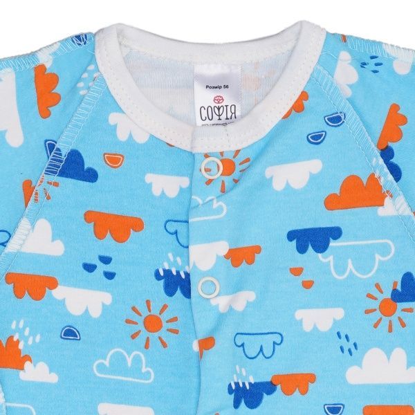 Чоловічок ТМ Софія Blue Clouds р.56 блакитний 120156 
