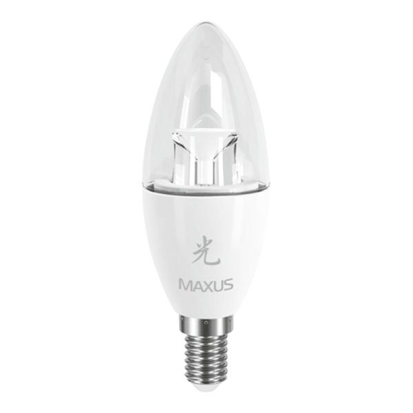 Лампа LED Maxus Sakura C37 CL-C 5 Вт 4100K E14 холодне світло