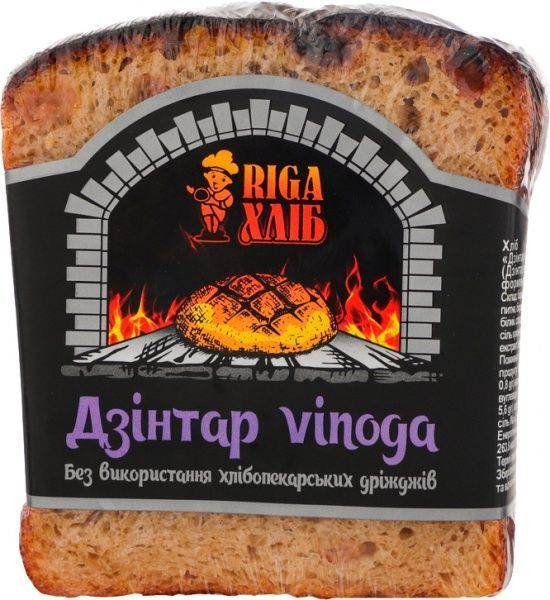 Хліб Riga Хліб Дзінтар Вінога 230 г (4820219910336)