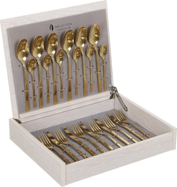 Набір столових приборів Capri Titanium Gold 24 предмета на 6 персон