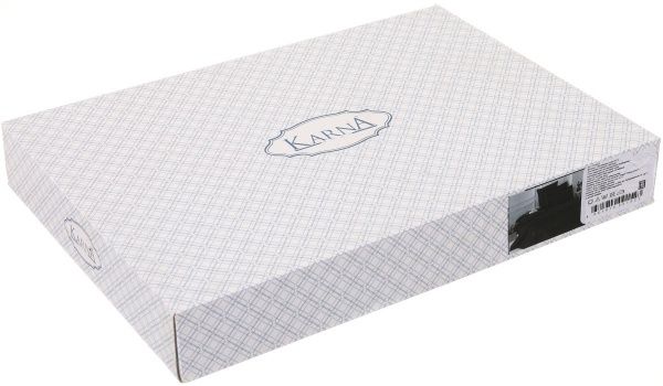 Комплект постільної білизни Loft 1,5 чорний Karna 