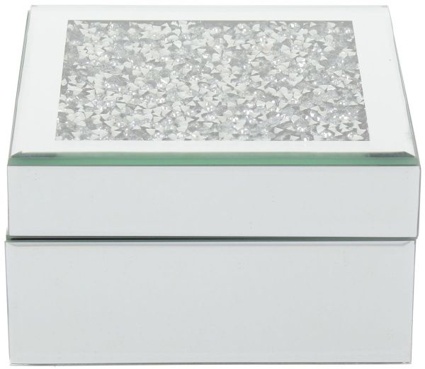 Скринька Сяйво 13х6х13 см сріблястий