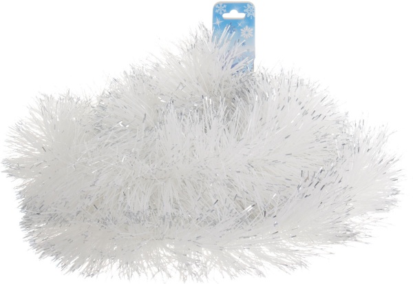 Дождик новогодний элит 15 3 м белый