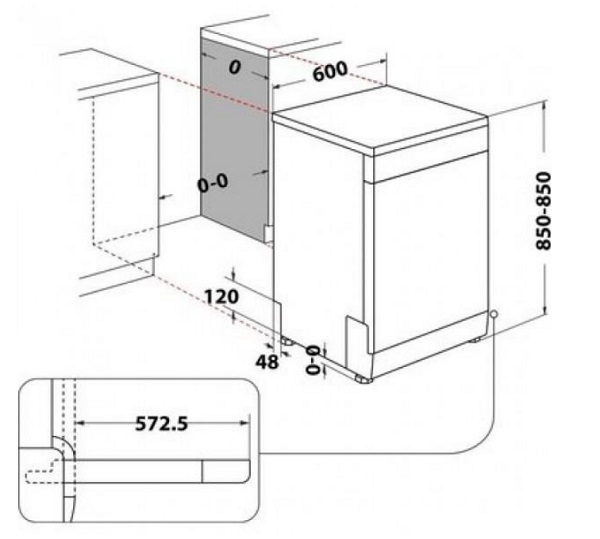 Посудомойная машина Whirlpool HD624 X