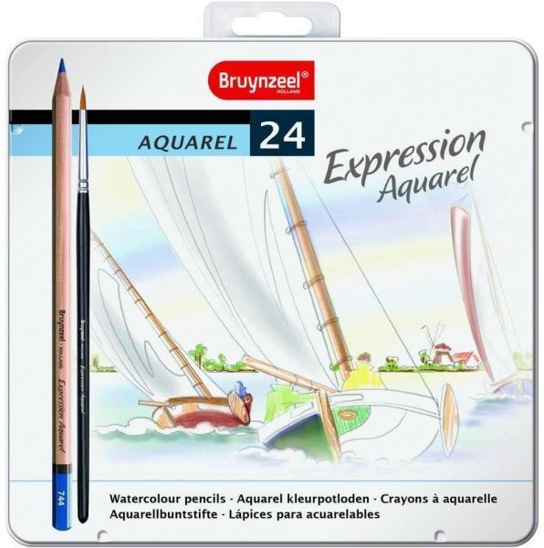Олівці акварельні EXPRESSION 24 шт. Bruynzeel