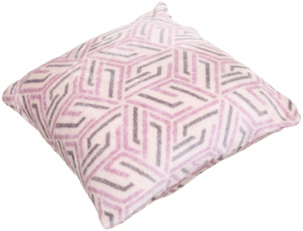 Подушка декоративная Metrix 45x45 см розовый с принтом Frannel 