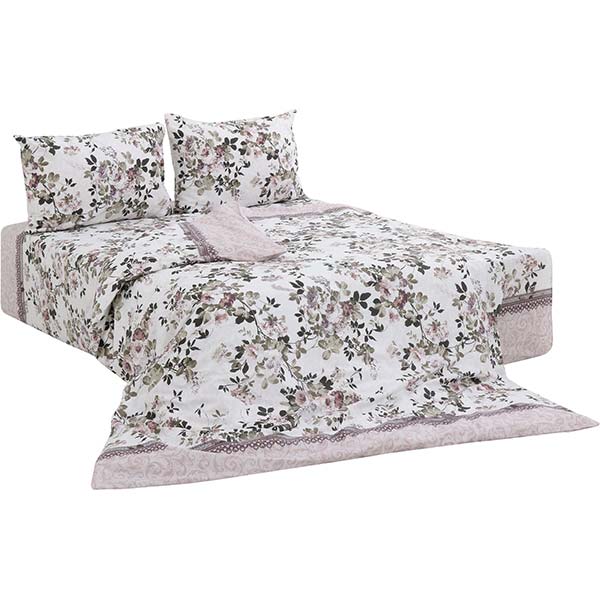 Комплект постільної білизни Амелія 2,0 бежевий із зеленим UP! (Underprice) 