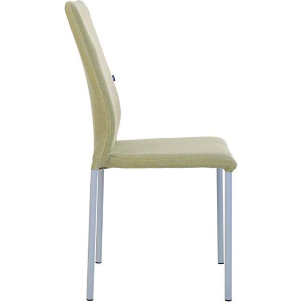 Стул обеденный Nowy Styl NIK ALU (BOX-4) (CH) GD-67 алюминий/оливковый