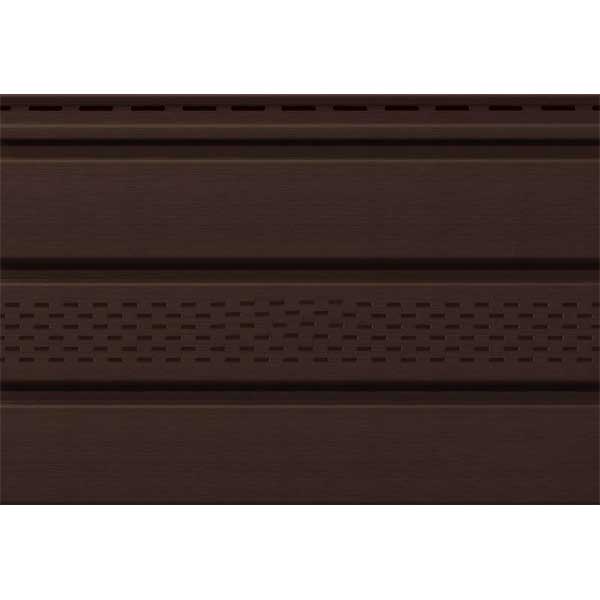 Панель-софіт VOX перфорована 3х0,3 м 0,9 кв.м коричневий SV-07 