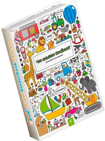 Книга Лізелот Верштеег «Что слышит котенок?» 978-617-7395-55-2