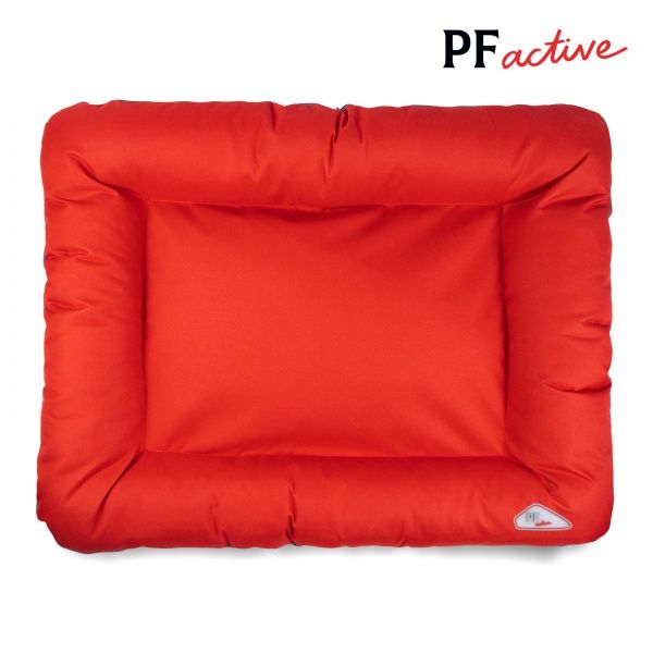 Лежак Pet Fashion ASKOLD № 4, 80х60х13 см, красно-серый