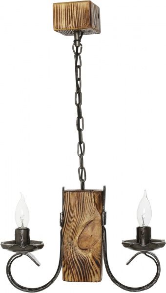 Люстра подвесная Luce Маркіза-2 2xE14 черный Маркиза-2 подвес 