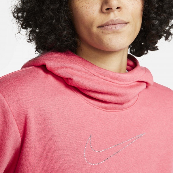 Джемпер Nike W NSW FLC GX FNL HOODIE FTRA DD5836-622 р. M розовый