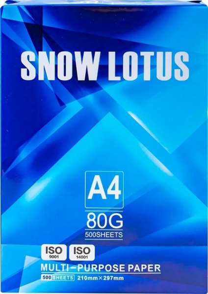 Бумага офисная CHENMING GROUP A4 80 г/м Snow Lotus белый 