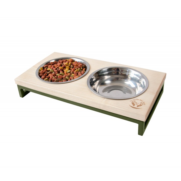 Миска подвійна 10 центів для Джека №2 XS 2х250 мл хакі