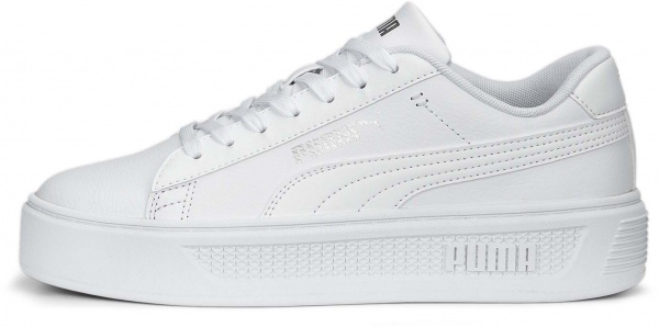 Кеди Puma SMASH PLATFORM V3 PUMA WHITE-PUMA SILVER 39075801 р.37 білий