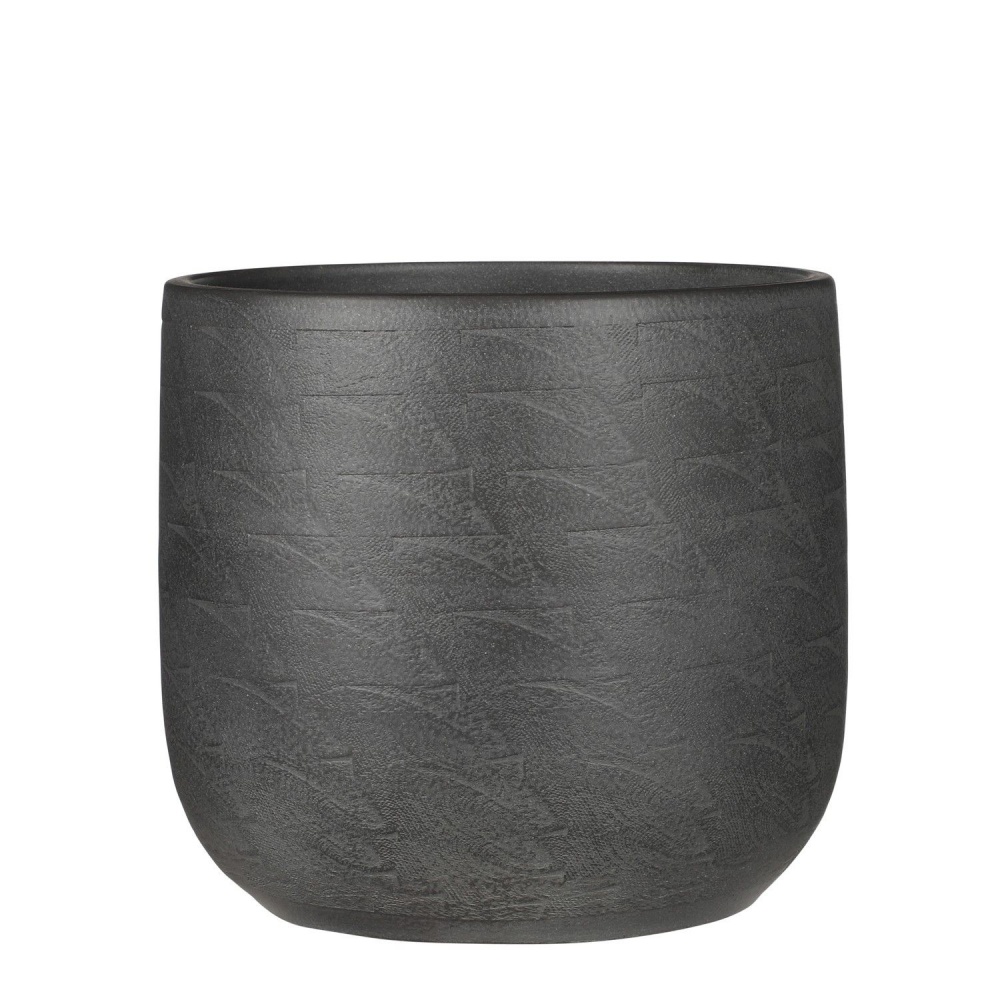 Вазон Edelman Nora pot round 25 см круглий 11,78 л темно-сірий (1074631)