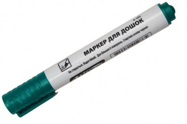 Маркер для белой доски 4Office 1-3 мм 4-105 зеленый 