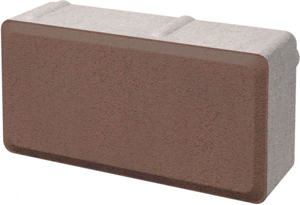 Тротуарна плитка Brukland Цегла H= 45 мм коричнева