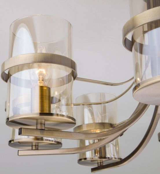 Люстра стельова Strotskis Coppa 60085/8 8x60 Вт E14 антична бронза 