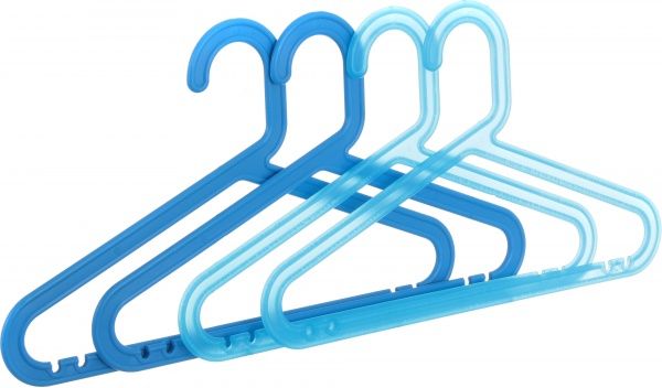 Набор плечиков ОлескПЛАСТ детские Ромашка в ассортименте 32,5 см 4 шт. 