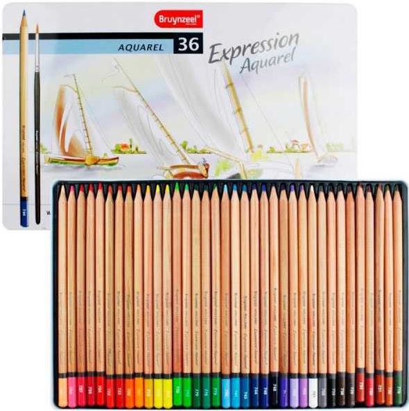 Олівці акварельні EXPRESSION 36 шт. Bruynzeel