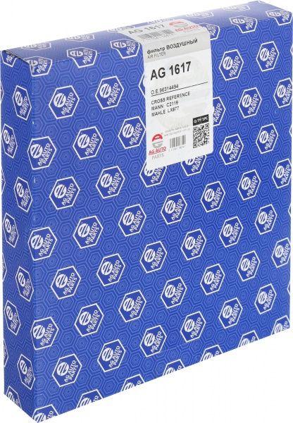 Фильтр воздушный AG Autoparts AG 1617 
