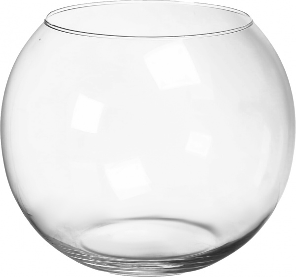 Ваза скляна Теамо Зоряна 19 см прозора 