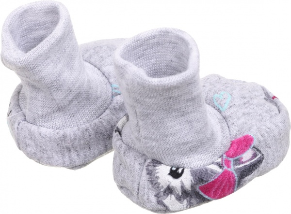 Пинетки Моя планета Коты Пн401-2 56 см серый 