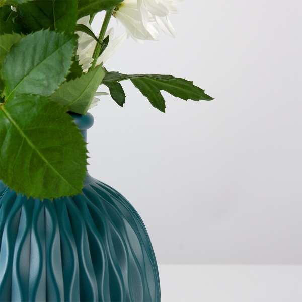 Ваза пластикова МВМ DH-FLOWERS-09 MARINE BLUE 15 см 