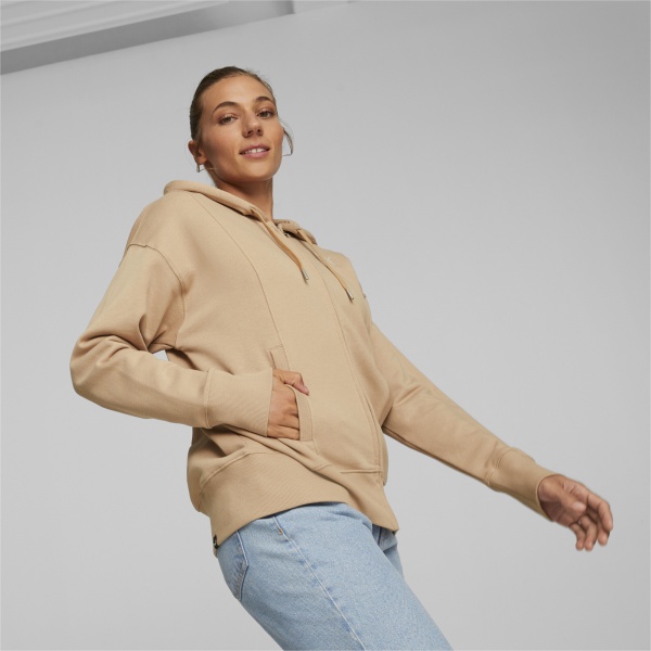 Джемпер Puma HER FULL-ZIP HOODIE TR 67311189 р. S коричневий