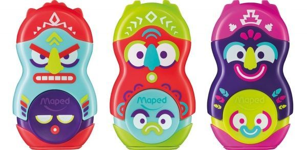 Чинка з контейнером та ластиком, 1 отв., дисплей MP.049131 Maped