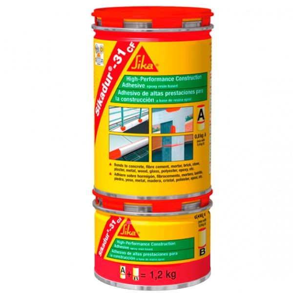Клей конструкційний епоксидний двокомпонентний Sika Sikadur - 31 1,2 кг 