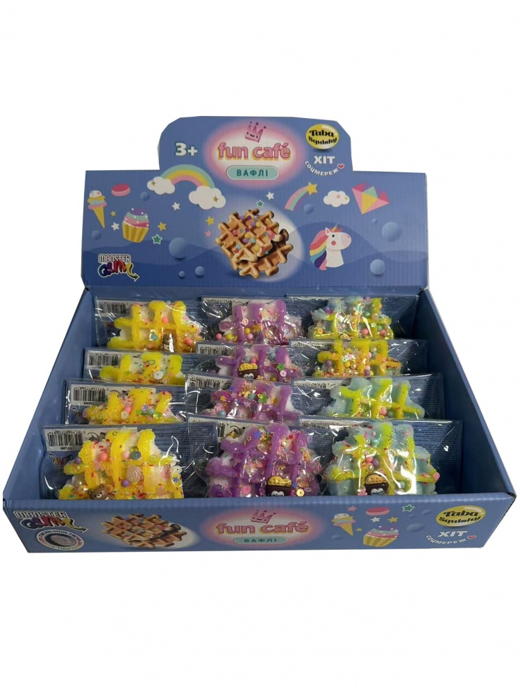 Іграшка-антистрес Monster Gum Fun Cafe Taba Вафлі T25366