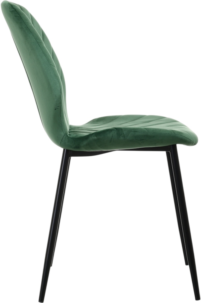 Стілець обідній Центр Меблів NIA 46х56,55х87 см (UF910-12) зелений / чорний