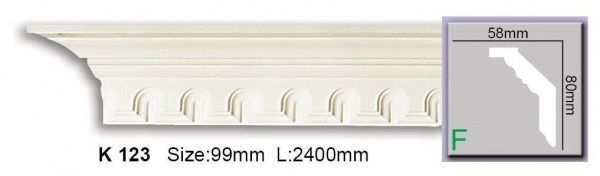 Карниз Harmony K 123 2400x80x58мм 