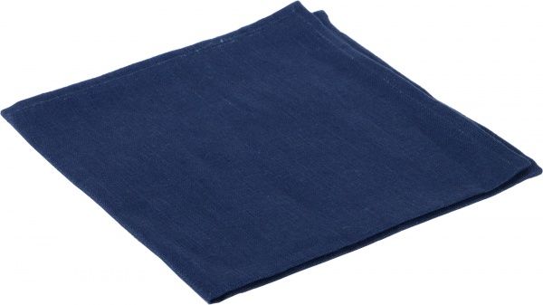 Салфетка Галерея льна льняная 45x45 см темно-синий 