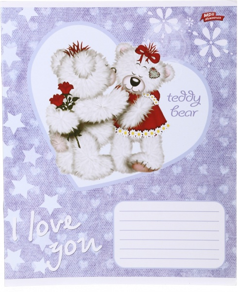 Зошит шкільний 12 аркушів у лінійку дизайн в асортименті Мрії збуваються