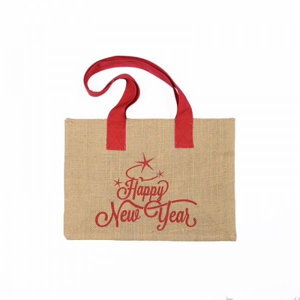 Сумка джутовая M (Red) Takasumka 