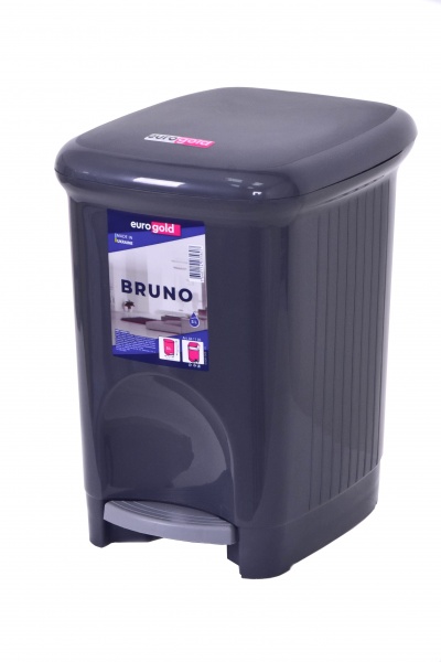 Ведро с педалью BRUNO 5 л антрацит 841105