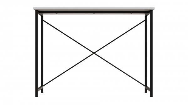 Стол Line Лайт 1000x500x16 мм белый/черный 