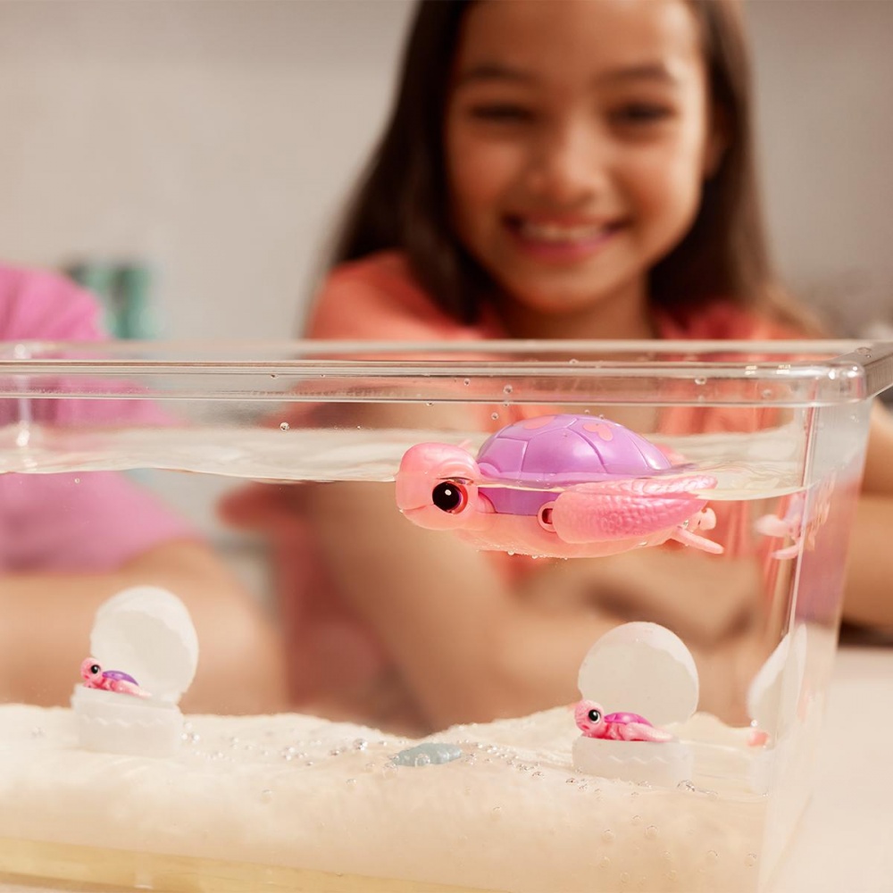 Интерактивный игровой набор Pets & Robo Alive Мама черепаха с сюрпризом 9560