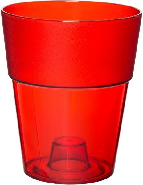 Кашпо для орхидей Коло круглый 1,5л красный 